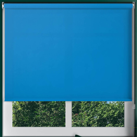 Origin Vibrant Blue Roller Blinds Frame