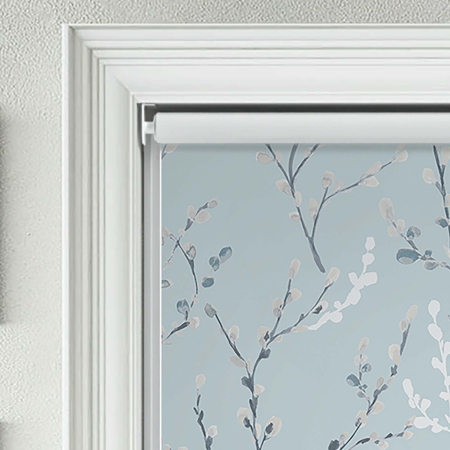 Osier Blue Electric Roller Blinds Product Detail