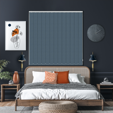 Otto Blue Vertical Blinds