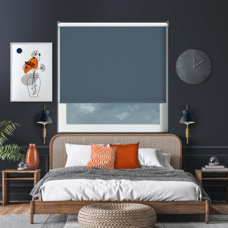 Otto Blue Electric Roller Blinds