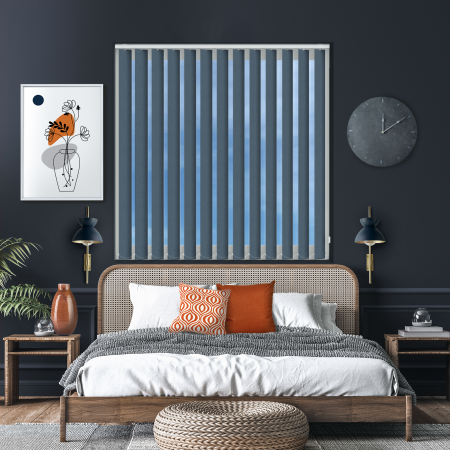 Otto Blue Replacement Vertical Blind Slats Open