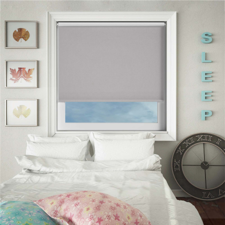 Otto Soft Grey Electric Roller Blinds