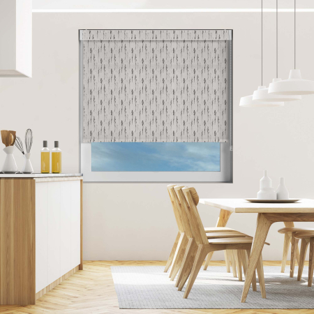 Pasture Noir Electric No Drill Roller Blinds