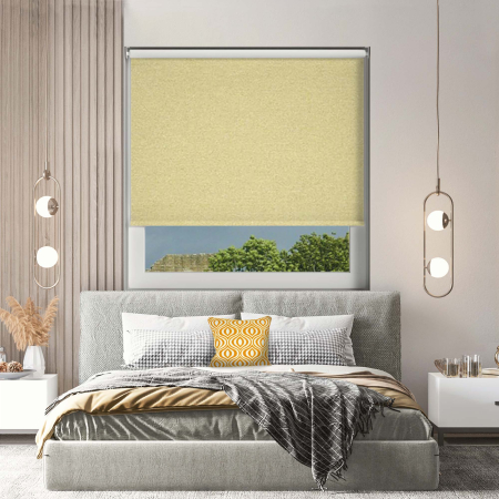 Pearl Gold Electric Roller Blinds