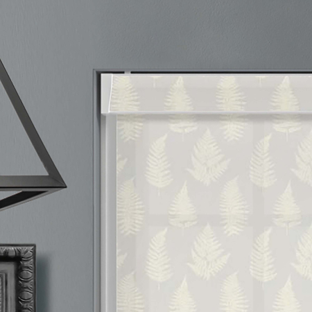 Pinnate Silver Shimmer Electric No Drill Roller Blinds Product Detail