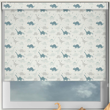 Prehistoric Adventure Electric No Drill Roller Blinds Frame