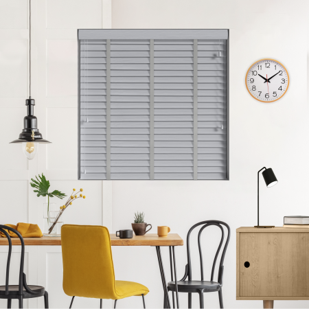 Realm Faux Wood with Noble Tape Wood Venetian Blinds