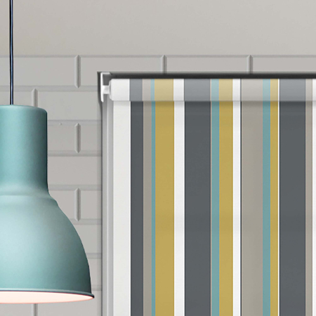 Rye Mustard Electric Roller Blinds Product Detail