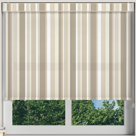Rye Oat Electric No Drill Roller Blinds Frame