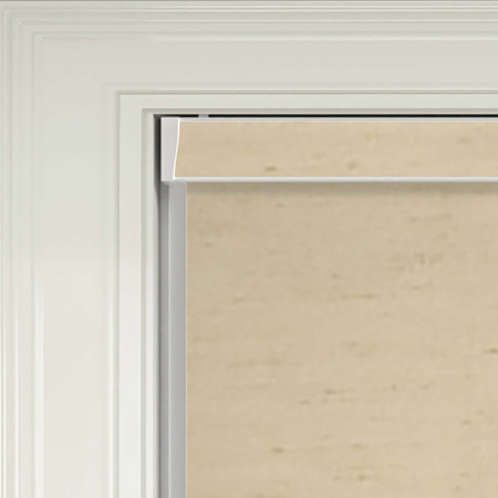 Satin Beige Electric No Drill Roller Blinds Product Detail