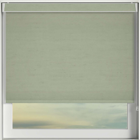 Satin Mint Electric No Drill Roller Blinds Frame