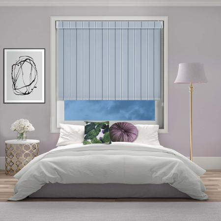 Scotch Steel Blue Electric No Drill Roller Blinds
