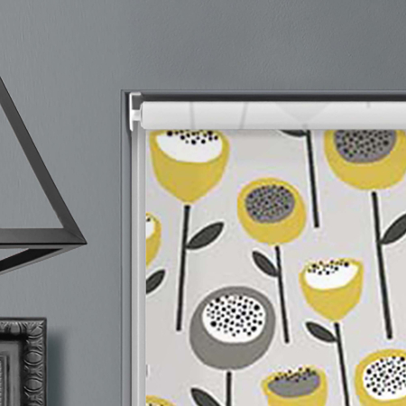 Seed Pod Grey Electric Roller Blinds Product Detail