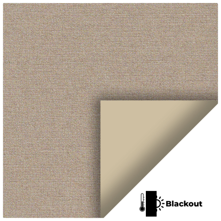 Shimmer Taupe Electric Roller Blinds Scan