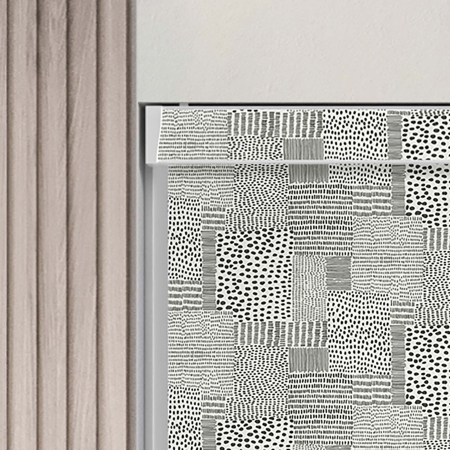 Speckle Monochrome No Drill Blinds Product Detail