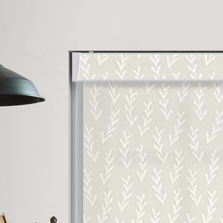 Sprig Stone Electric Pelmet Roller Blinds Product Detail