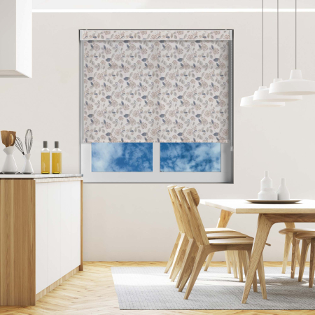 Triste Neutral Electric No Drill Roller Blinds