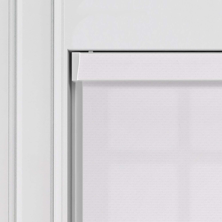 Twill Snowdrop Electric Pelmet Roller Blinds Product Detail