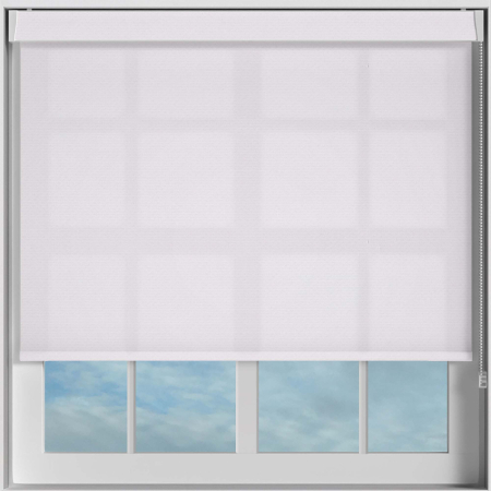 Twill Snowdrop No Drill Blinds Frame