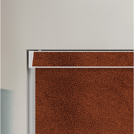 Velvet Tan Electric No Drill Roller Blinds Product Detail
