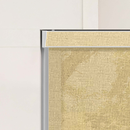 Voile Cream Electric No Drill Roller Blinds Product Detail