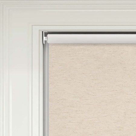 Weave Blackout Cream Electric Roller Blinds Product Detail