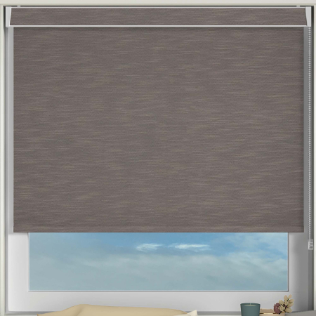 Weave Blackout Graphite Electric No Drill Roller Blinds Frame