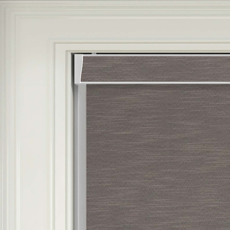Weave Blackout Graphite Electric No Drill Roller Blinds Product Detail