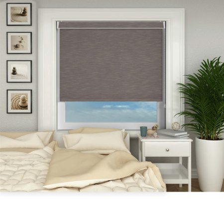 Weave Blackout Graphite No Drill Blinds