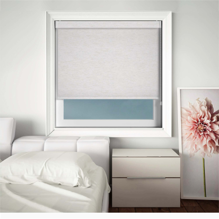 Weave Blackout White No Drill Blinds