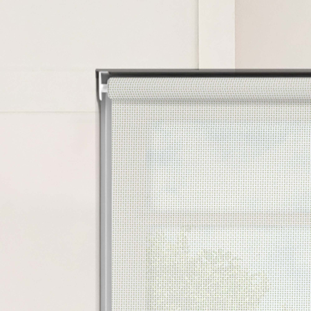 White Sun Screen Electric Roller Blinds Product Detail