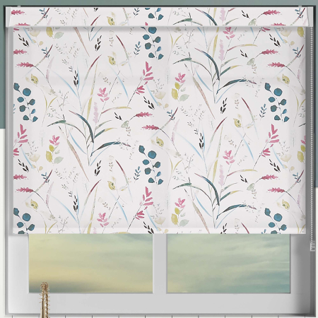 Wildflower Spring Electric No Drill Roller Blinds Frame