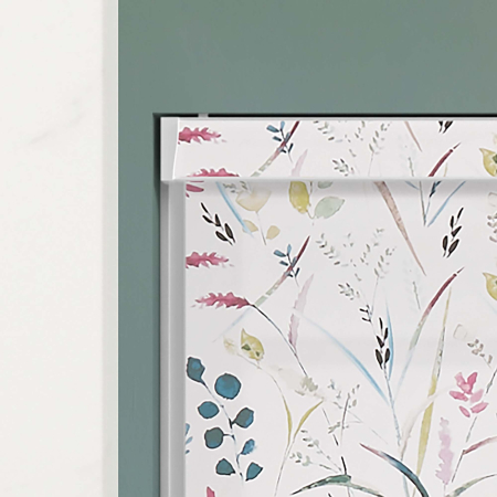 Wildflower Spring Electric No Drill Roller Blinds Product Detail