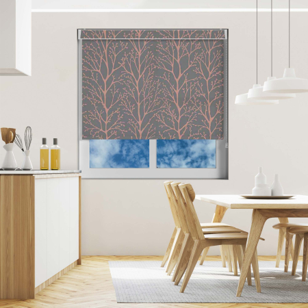 Woodland Copper Electric No Drill Roller Blinds