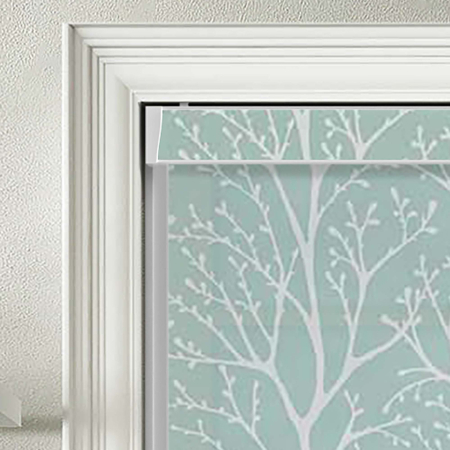 Woodland Pistachio Electric No Drill Roller Blinds Product Detail