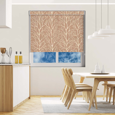 Woodland Savanna Electric No Drill Roller Blinds
