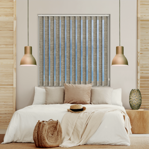 Ami Stone Vertical Blinds Open