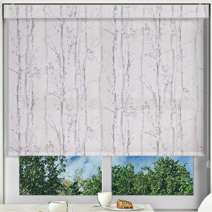Aspen Silver Electric No Drill Roller Blinds Frame