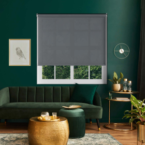 Asteroid Graphite Cordless Roller Blinds