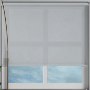 Asteroid Silver Electric Roller Blinds Frame