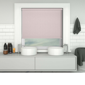 Ava Hint of Pink Cordless Roller Blinds