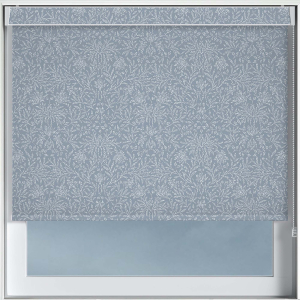 Baroque Blue Electric No Drill Roller Blinds Frame