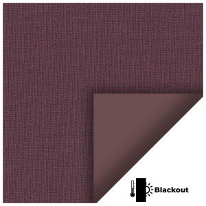 Bedtime Aubergine Vertical Blinds Fabric Scan