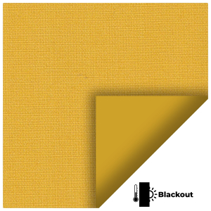 Bedtime Bright Yellow Cordless Roller Blinds Scan