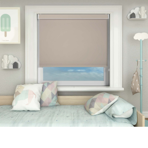 Bedtime Plum Electric No Drill Roller Blinds
