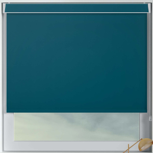 Bedtime Rich Teal No Drill Blinds Frame
