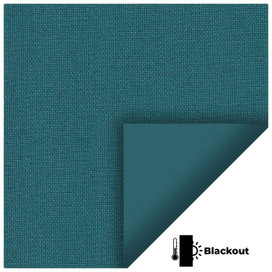 Bedtime Rich Teal Vertical Blinds Fabric Scan