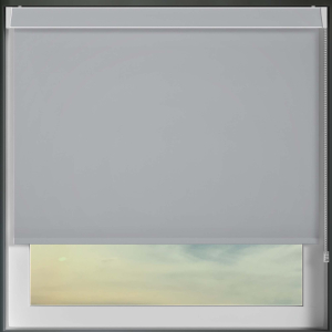 Bedtime Stratus Grey Electric No Drill Roller Blinds Frame