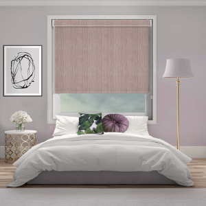 Bette Blush Electric No Drill Roller Blinds