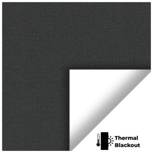 Blackout Thermic Black Cordless Roller Blinds Scan